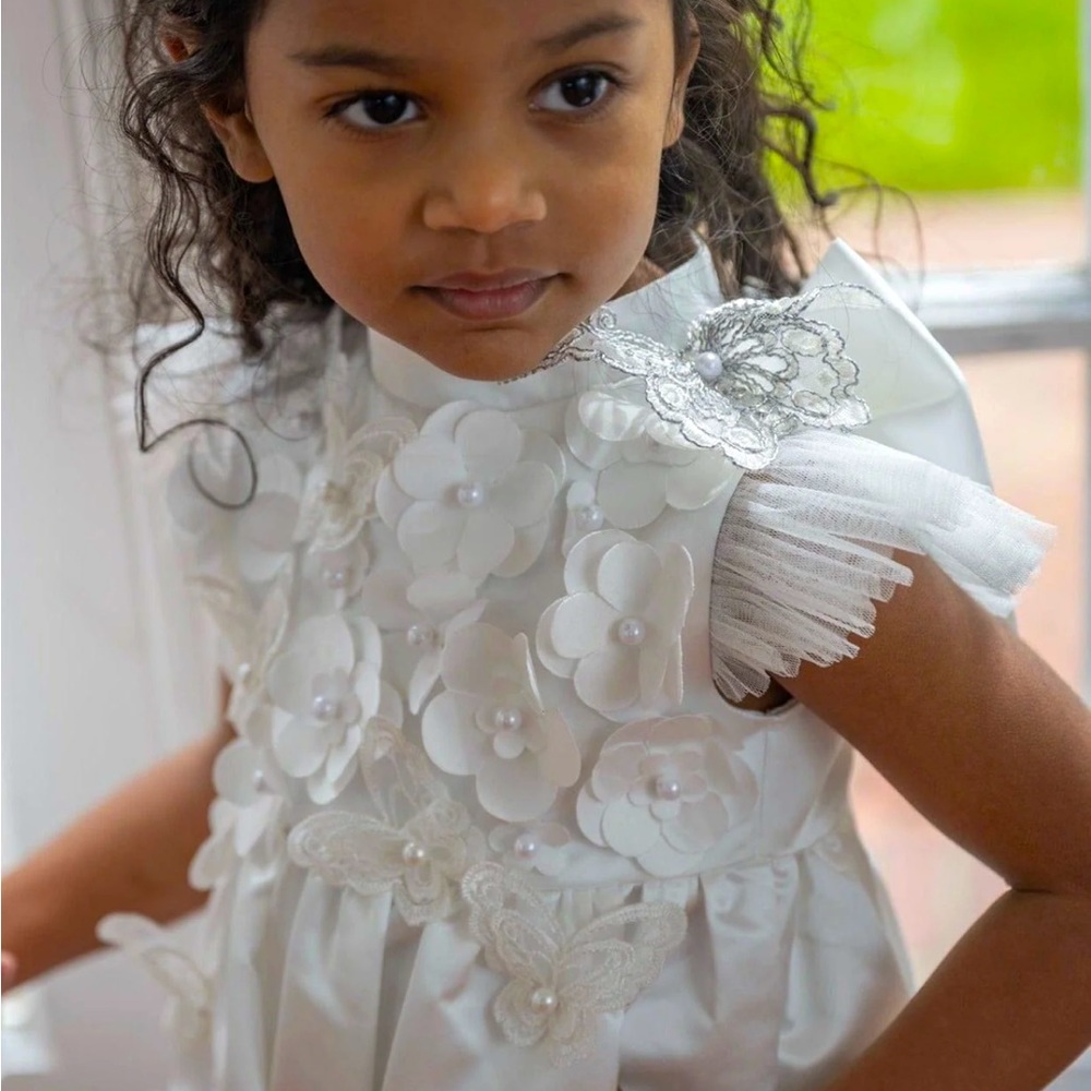 Butterfly White Satin Ceremony
Romper